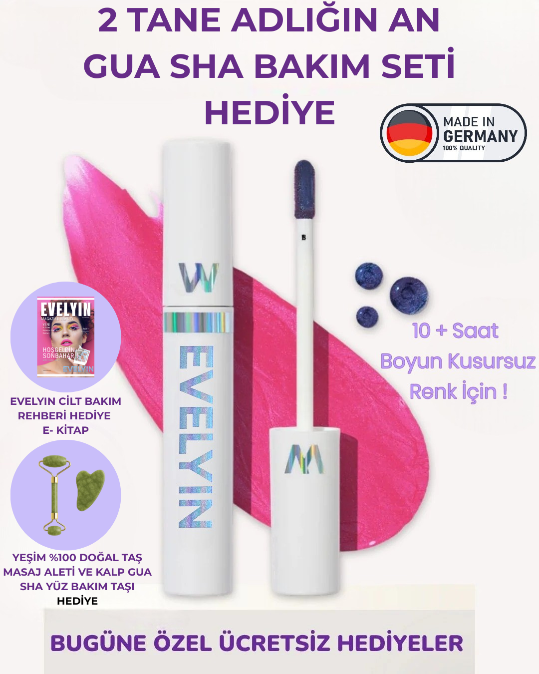 EVELYIN™  Soyulabilir Lip Stain